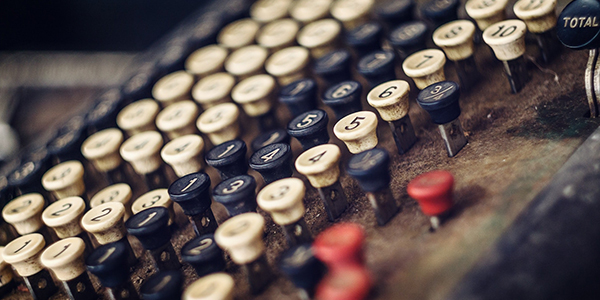 Typewriter keys