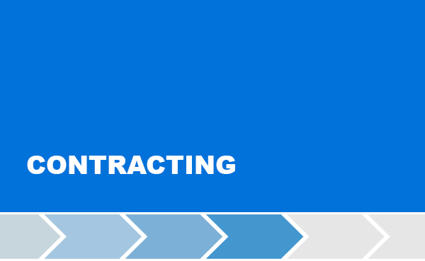 Fourth step for the implementation of the project: Contracting