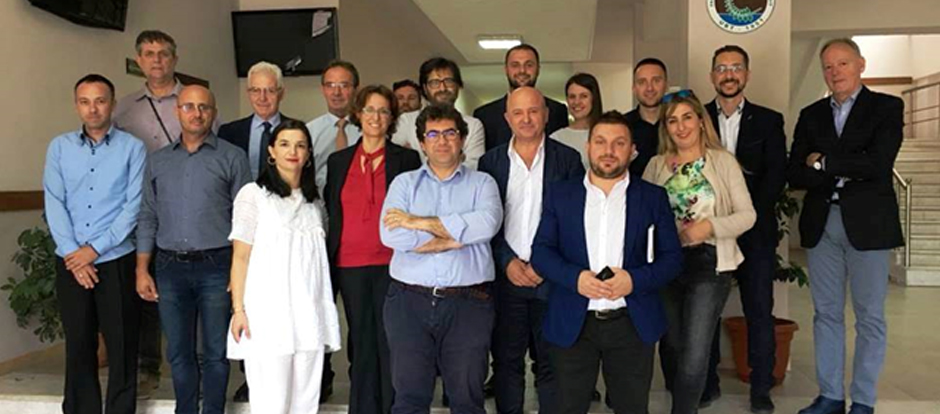 Cross border cooperation for sustainable development and tourism kick off meeting Group of people smiling