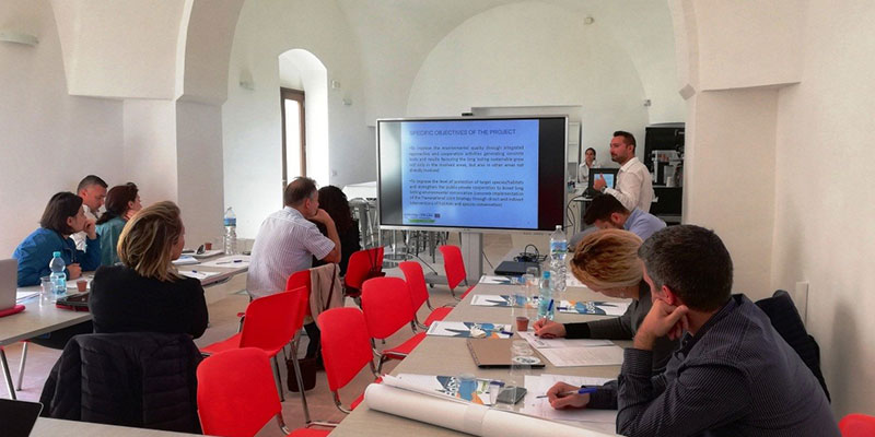 Low Adriatic Species and Habitat presented on September in Italy project meeting