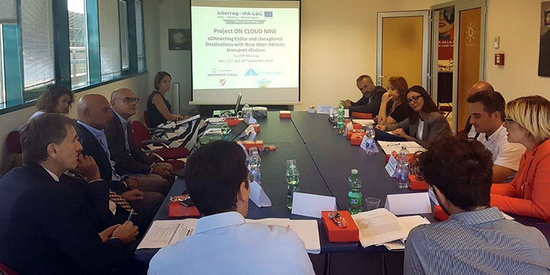 Two pilot air routes will connect Puglia to Albania and Montenegro. Conferenced