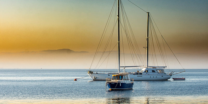 Nautical Tourism Development and Promotion of Regional Ports sailboat at sea