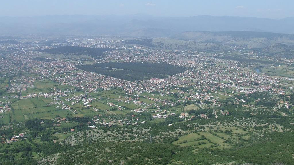 Podgorica top view 