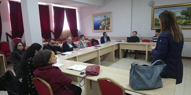 Training of DMOs staff in Shkoder, Albania meeting