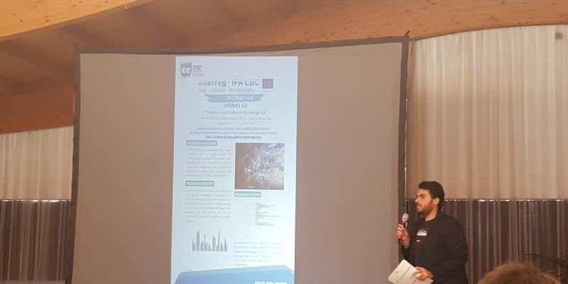 Poster Competition at IDE Summer School Doctor Roberto Greco presenting the inTERaCT 4.0 Poster