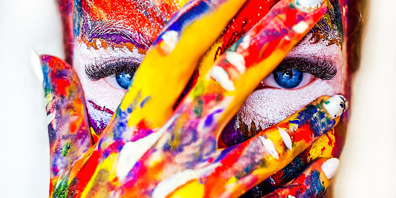 Cross-border exchange for the development of Cultural and Creative industries painted face