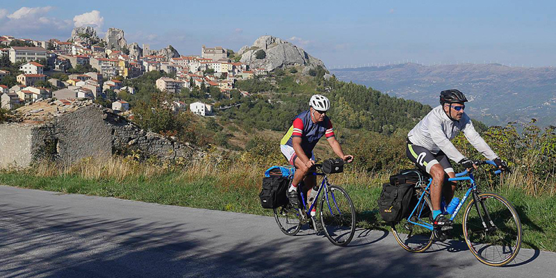 people on bicycles