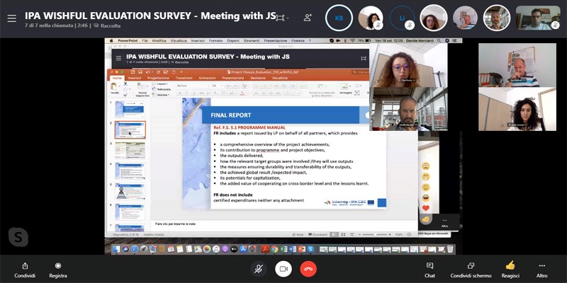 wISHfUl Evaluation Survey online meeting