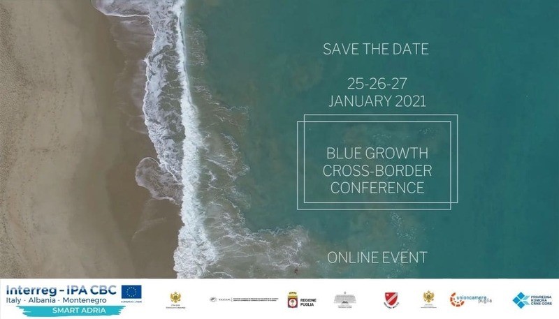 SMART ADRIA Blue Growth cross-border Conference sea and beach - Save the date 25,26,27 january 2021