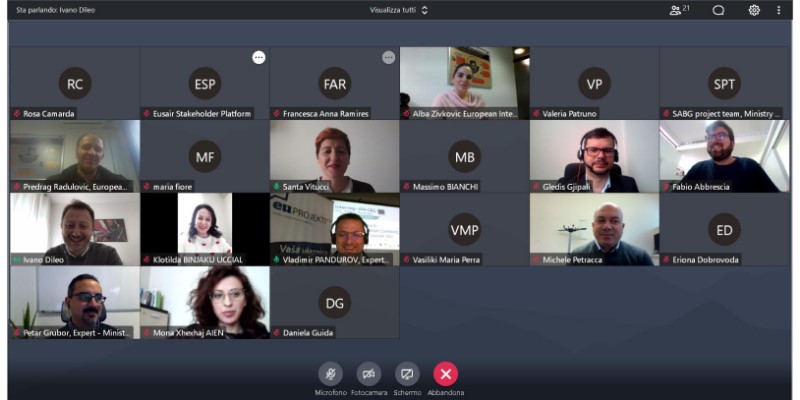 Cross-border conference, the final day Meeting call
