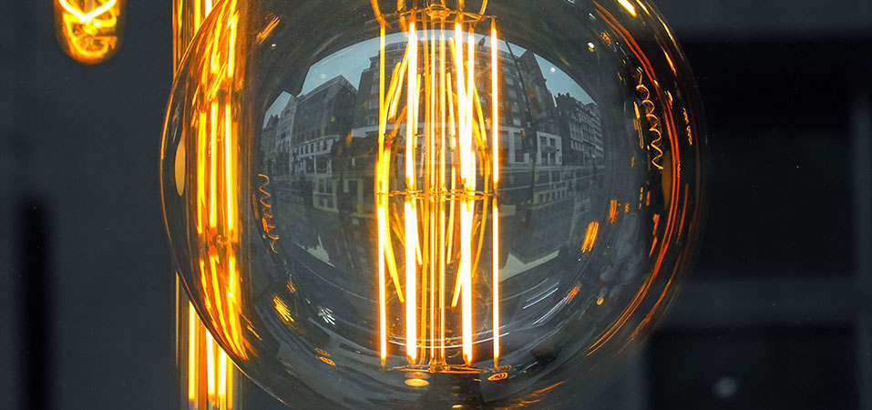 Energy Efficiency through strategic collaborations interacting light bulb