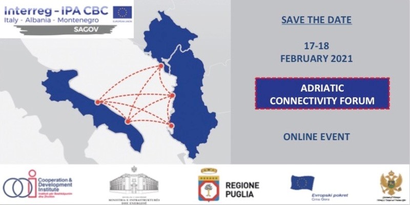 Adriatic Connectivity map