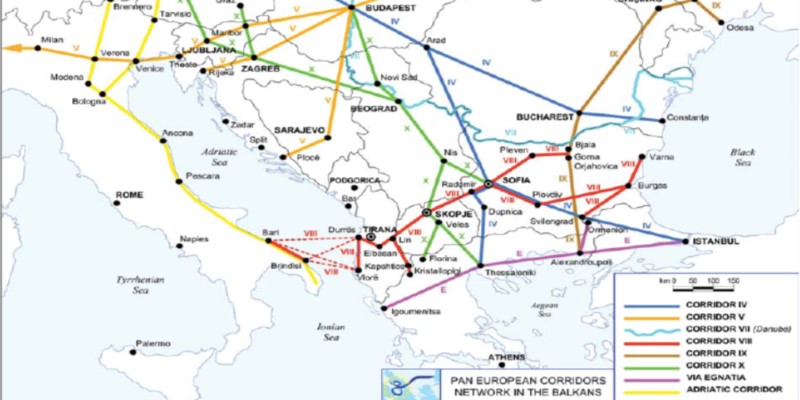 Where does TEN-T Corridor VIII stand? Its future map