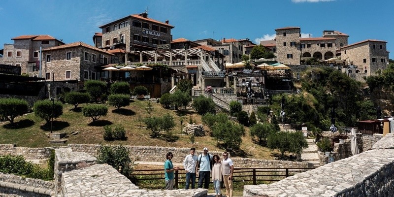 group photo in Ulcinj, Montenegro