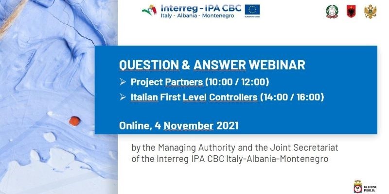 Project Partners and Italian FLCs slide