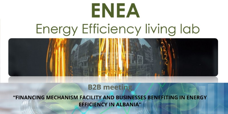 last B2B meeting in Albania on 7 December energy efficiency living lab