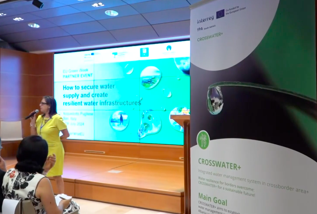 CrossWater+ project enhances the resilience of water services in the South Adriatic Area