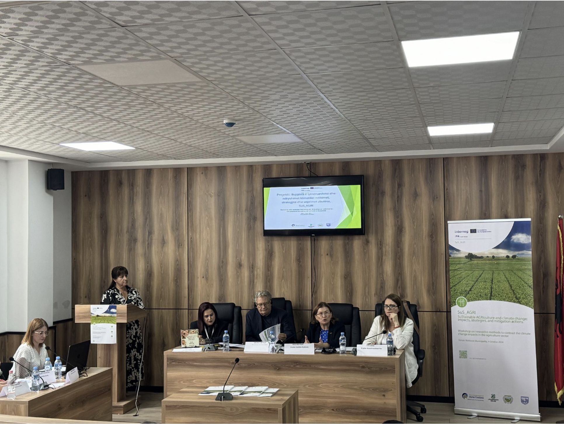 Interreg Sus_Agri discusses in Albania the methods to contrast the climate change impacts in the agriculture sector