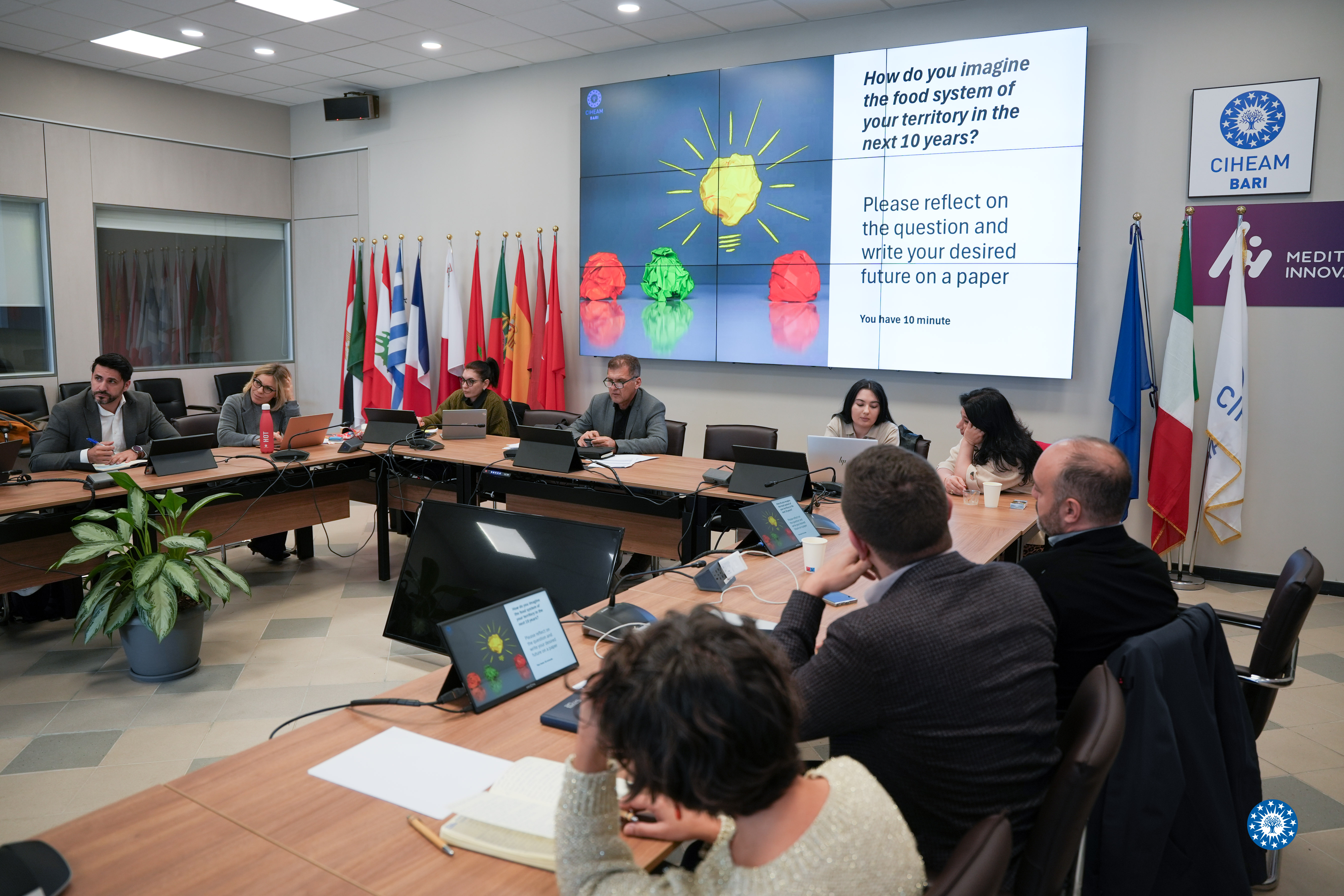 people around a table for a meeting