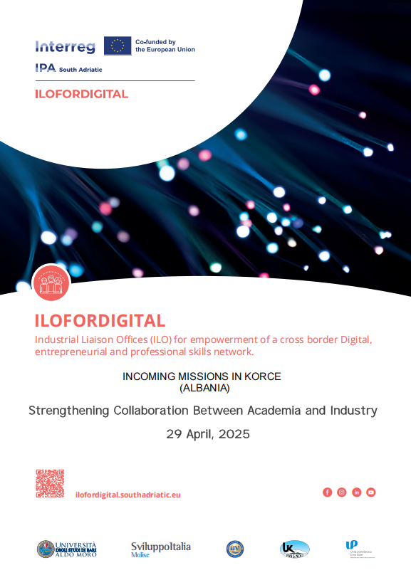 nterreg ILOFORDIGITAL strengthens in Korçé a collaboration between Academia and Industry