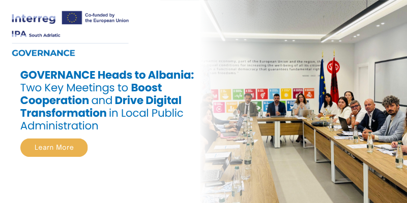 Interreg GOVERNANCE in Albania boosts Digital Cooperation for smarter public services in the South Adriatic