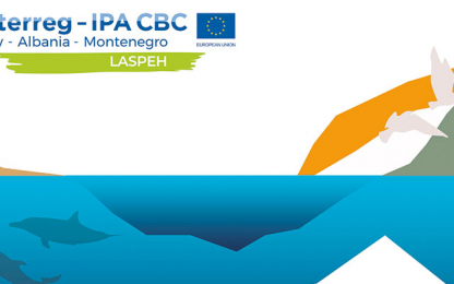 Low Adriatic Species and Habitat, and press conference in Ostuni Graphic of sea and mountain