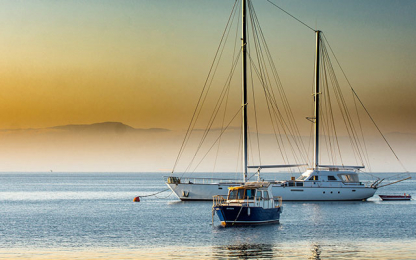 sailboat at sea