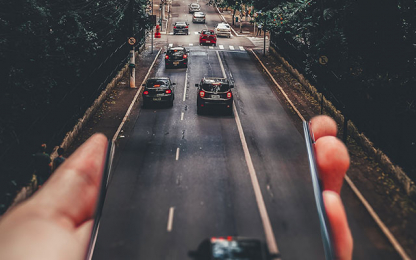 road in one hand