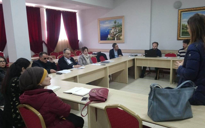 Training of DMOs staff in Shkoder, Albania meeting