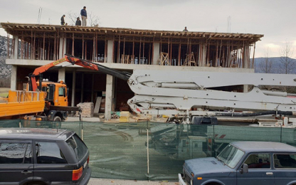 Works on building of Regional Resource Center building site