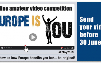 The video competition starts today European cooperation day poster