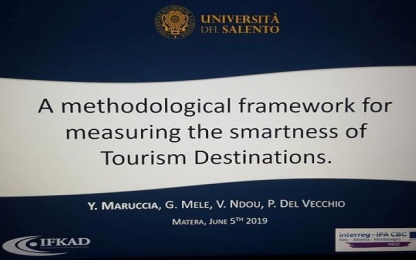 Digital Tourism and Smart Tourism Destinations at IFKAD 2019 NEST poster