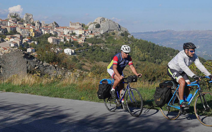 people on bicycles