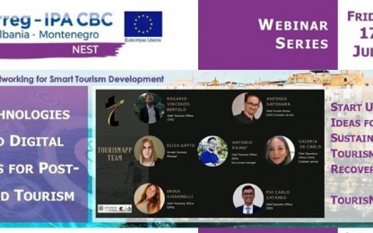 NEST, Webinar Series on ‘Start-up ideas for Sustainable Tourism Recovery: TourisMapp’ webinar cover