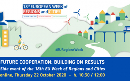 #EURegionsWeek / Future cooperation: building on results EURegionsweek cover event