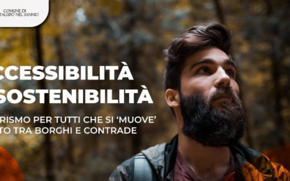 Accessibility and Sustainability man looks at sky
