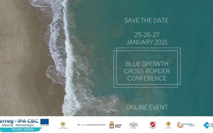 SMART ADRIA Blue Growth cross-border Conference sea and beach - Save the date 25,26,27 january 2021