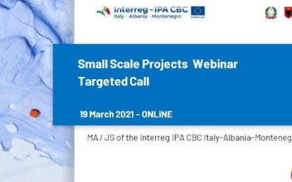 webinar on 19 March 2021 Small Scale Projects slide