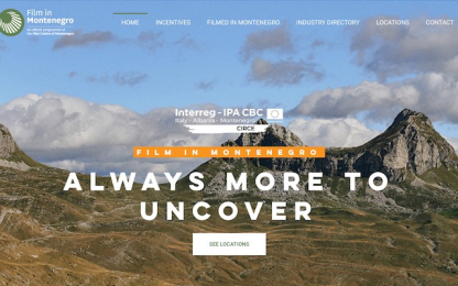 web platform for the promotion of Montenegro mountains