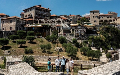 group photo in Ulcinj, Montenegro