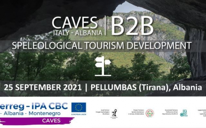 B2B meeting in Tirana on 25 September Meet poster, cave