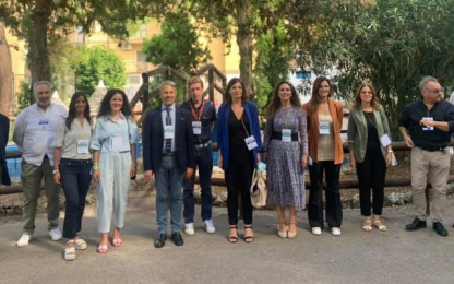 capital of transnational sports tourism with the European project group photo