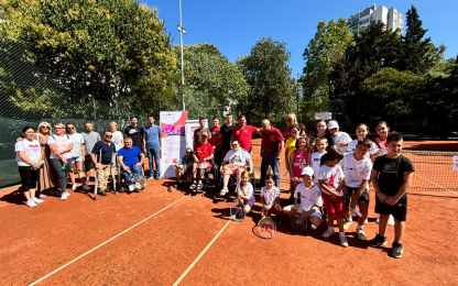 Intrepid organizes an Interregional Tennis Training including people with disabilities