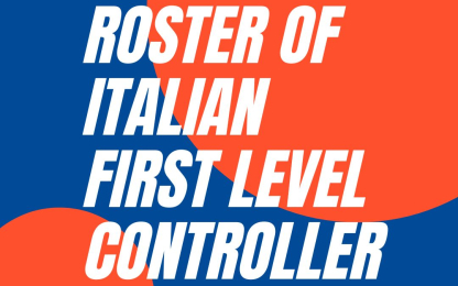 Applications open for the Italian First Level Controllers Roster Notice