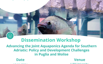I-AM_Smart Aquaponics promotes  in Puglia the Joint Aquaponics Agenda for the Southern Adriatic