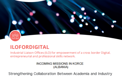 nterreg ILOFORDIGITAL strengthens in Korçé a collaboration between Academia and Industry