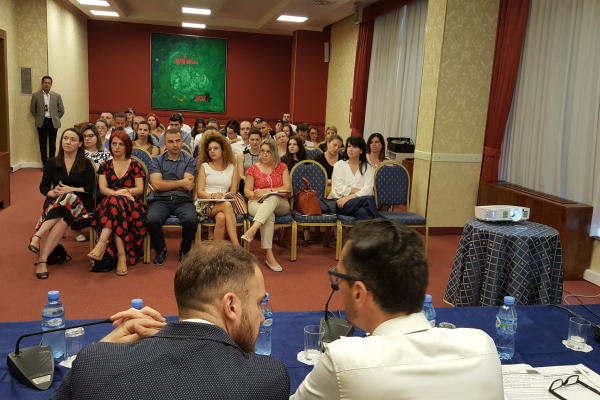 Audience attending the Tirana seminar